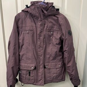 Roxy Snow Purple Ski Snowboard Coat Jacket Planatronics Sound